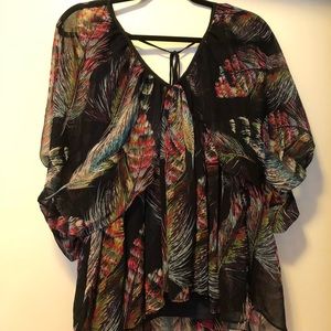 Gypsy warrior boutique feather top